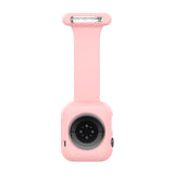 Apple Watch (38/40/SE/41/42mm) Silikonarmband för Sjuksköterskor - Rosa