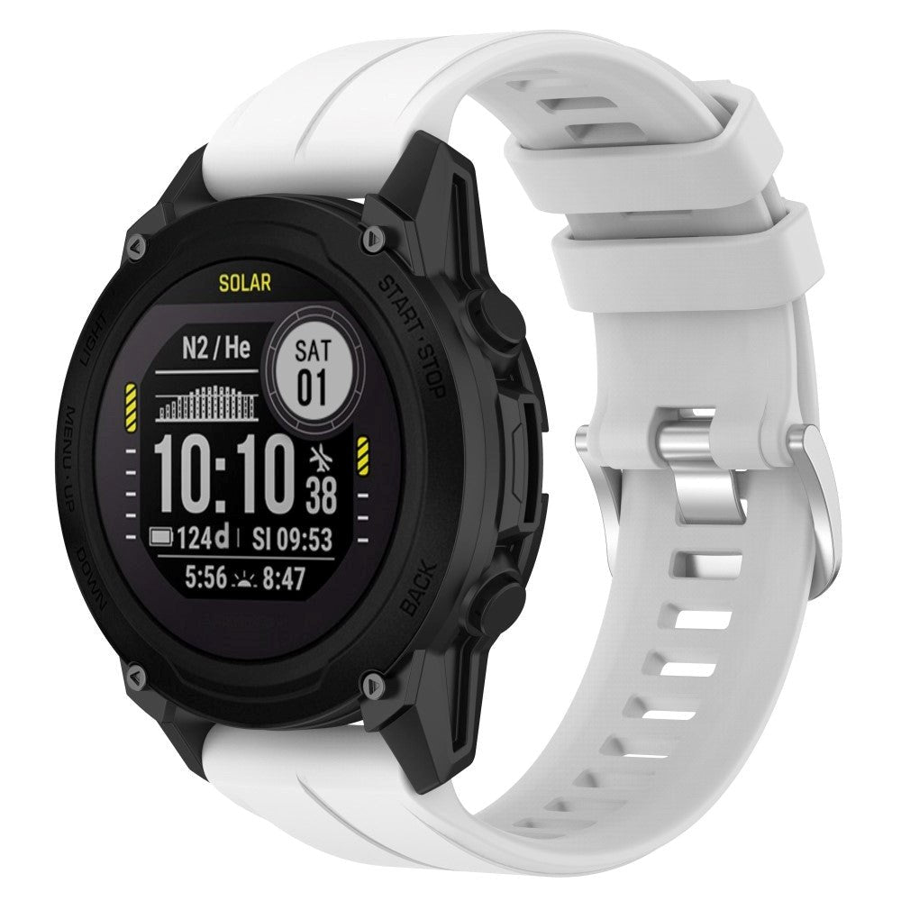 Garmin 22mm silikon sportrem - Vit