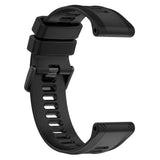 Garmin Rem 22 mm Silikonräfflade - Svart