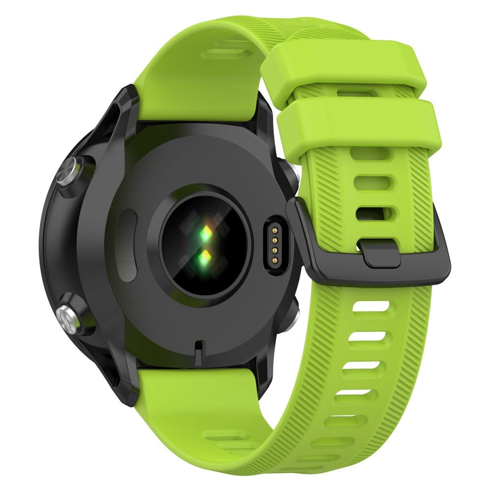 Garmin Rem 22 mm Silikonräfflade - Limegrön