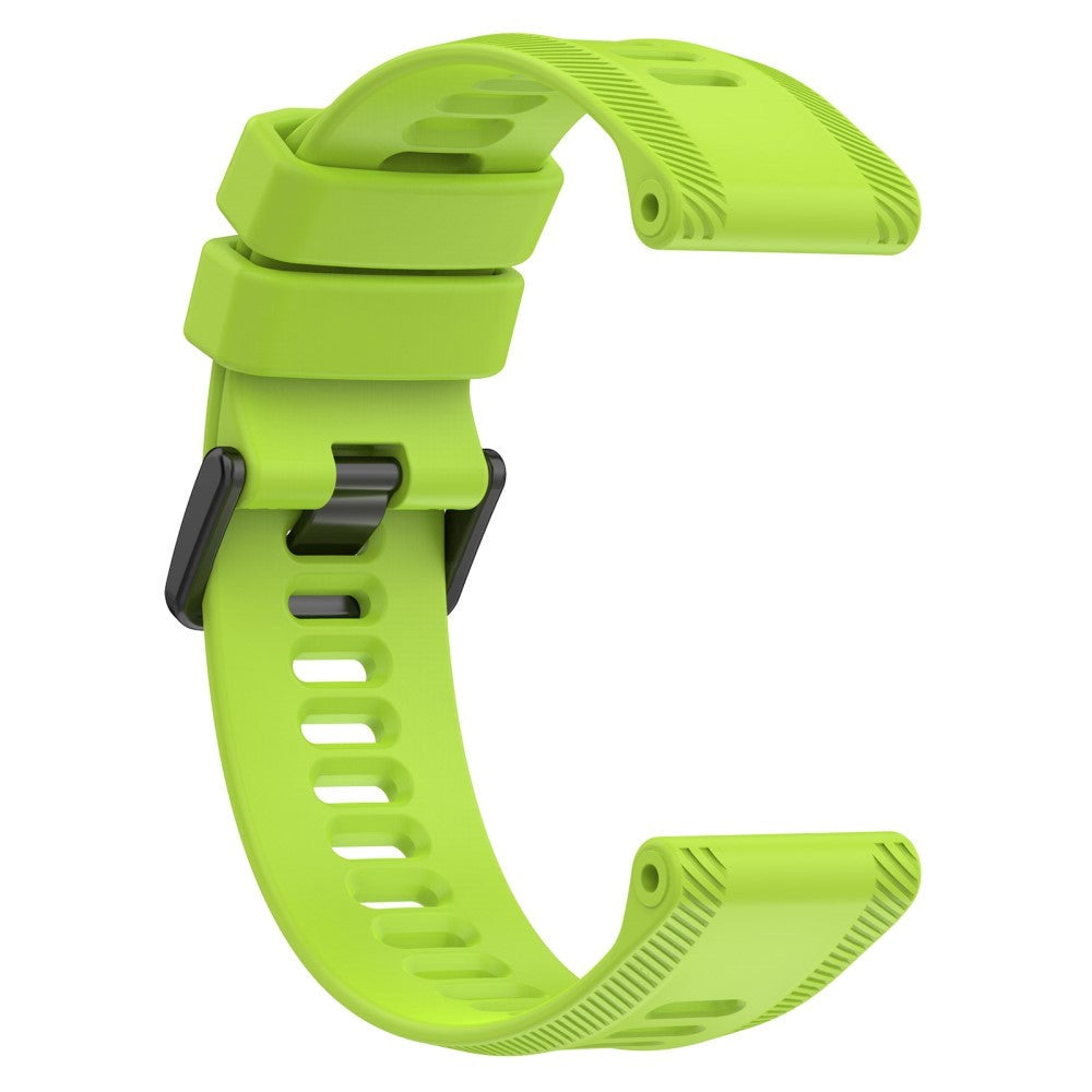 Garmin Rem 22 mm Silikonräfflade - Limegrön