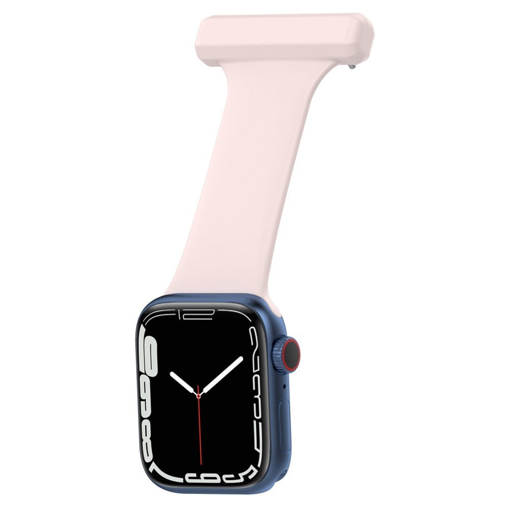 Apple Watch (38/40/SE/41/42mm) Silikonarmband för Sjuksköterskor - Rosa