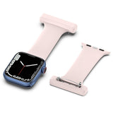 Apple Watch (38/40/SE/41/42mm) Silikonarmband för Sjuksköterskor - Rosa