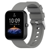 Universal Silikon Smartwatch Rem (20mm) m. Metallspänne - Grå