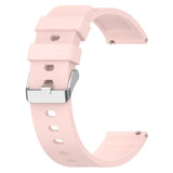 Universal Silikon Smartwatch Rem (20mm) m. Metallspänne - Rosa