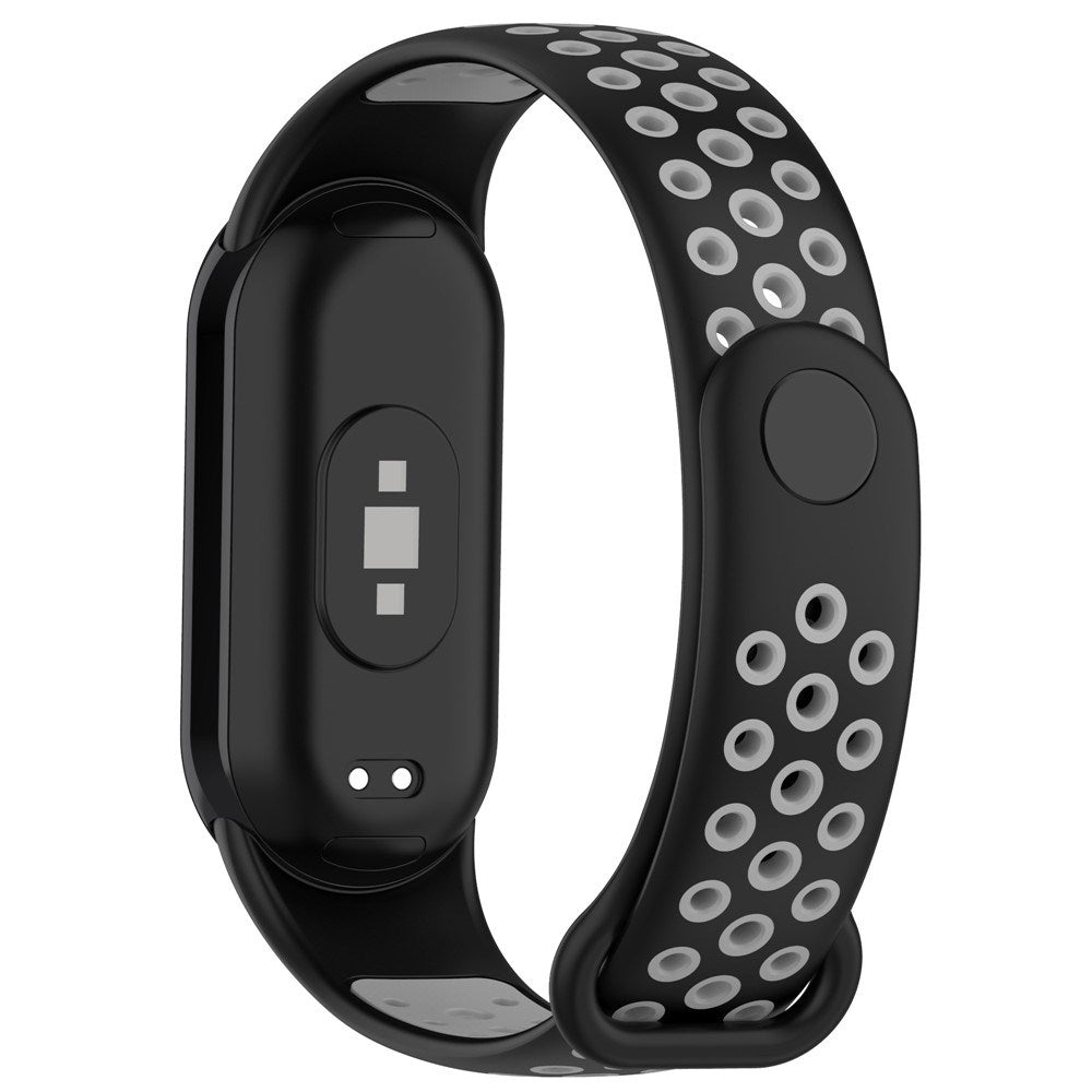 Xiaomi Smart Band 10 / 9 / 8 / NFC Silikon Klockarmband - Svart / Grå