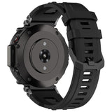 Amazfit T-Rex Ultra Silikon Armband m. Monteringsverktyg – Svart