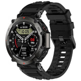 Amazfit T-Rex Ultra Silikon Armband m. Monteringsverktyg – Svart