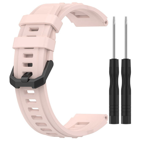 Amazfit T-Rex Ultra Silikon Armband m. Monteringsverktyg – Rosa