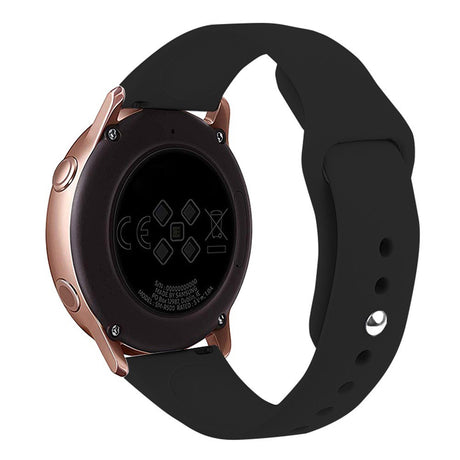 Huawei Watch GT 4 (41mm) / Garmin Venu 3S (18mm) Silikonarmband - Svart