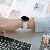 Huawei Watch GT 4 (41mm) / Garmin Venu 3S (18mm) Silikonarmband - Röd