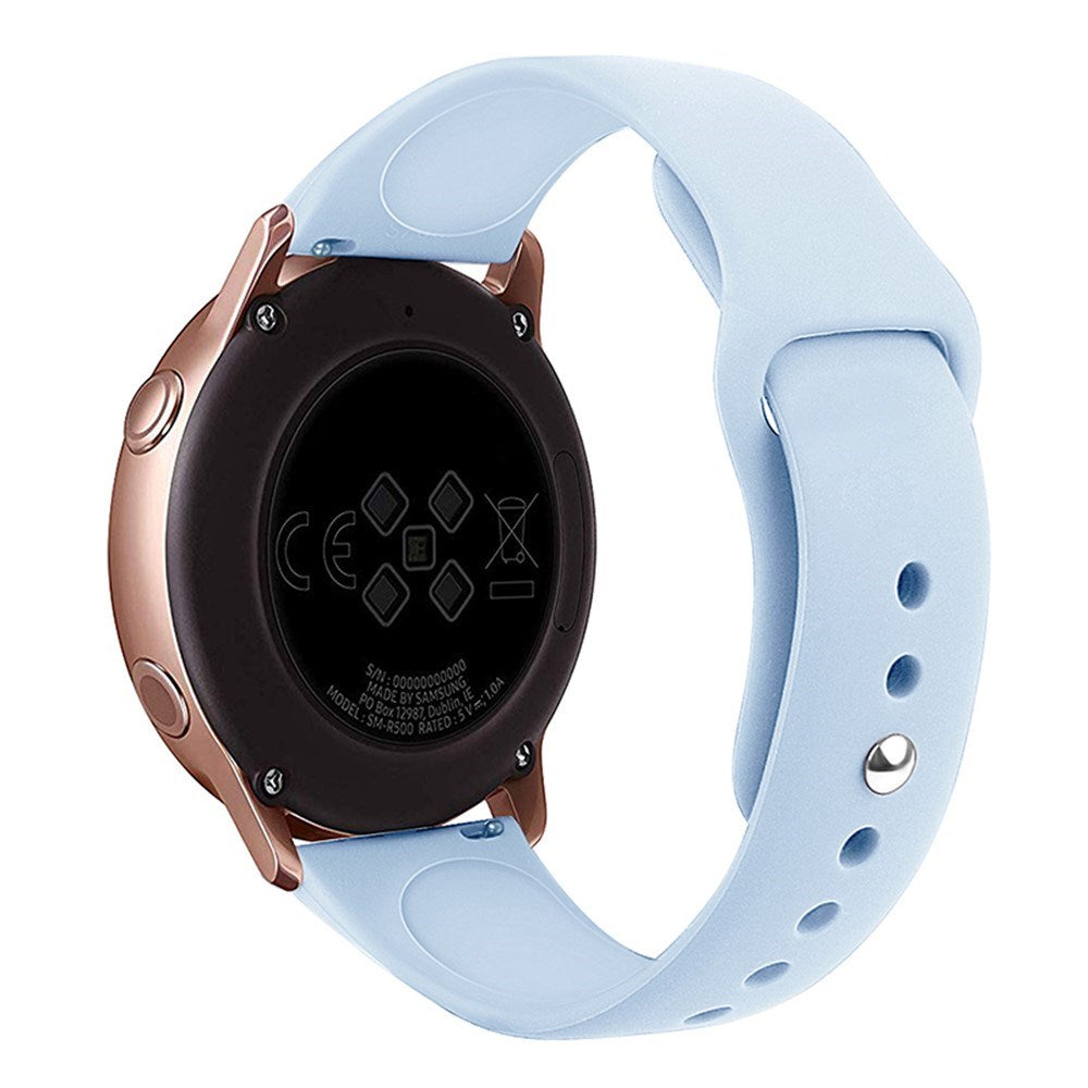 Huawei Watch GT 4 (41mm) / Garmin Venu 3S (18mm) Silikonarmband - Ljusblå