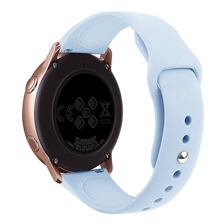 Huawei Watch GT 4 (41mm) / Garmin Venu 3S (18mm) Silikonarmband - Ljusblå
