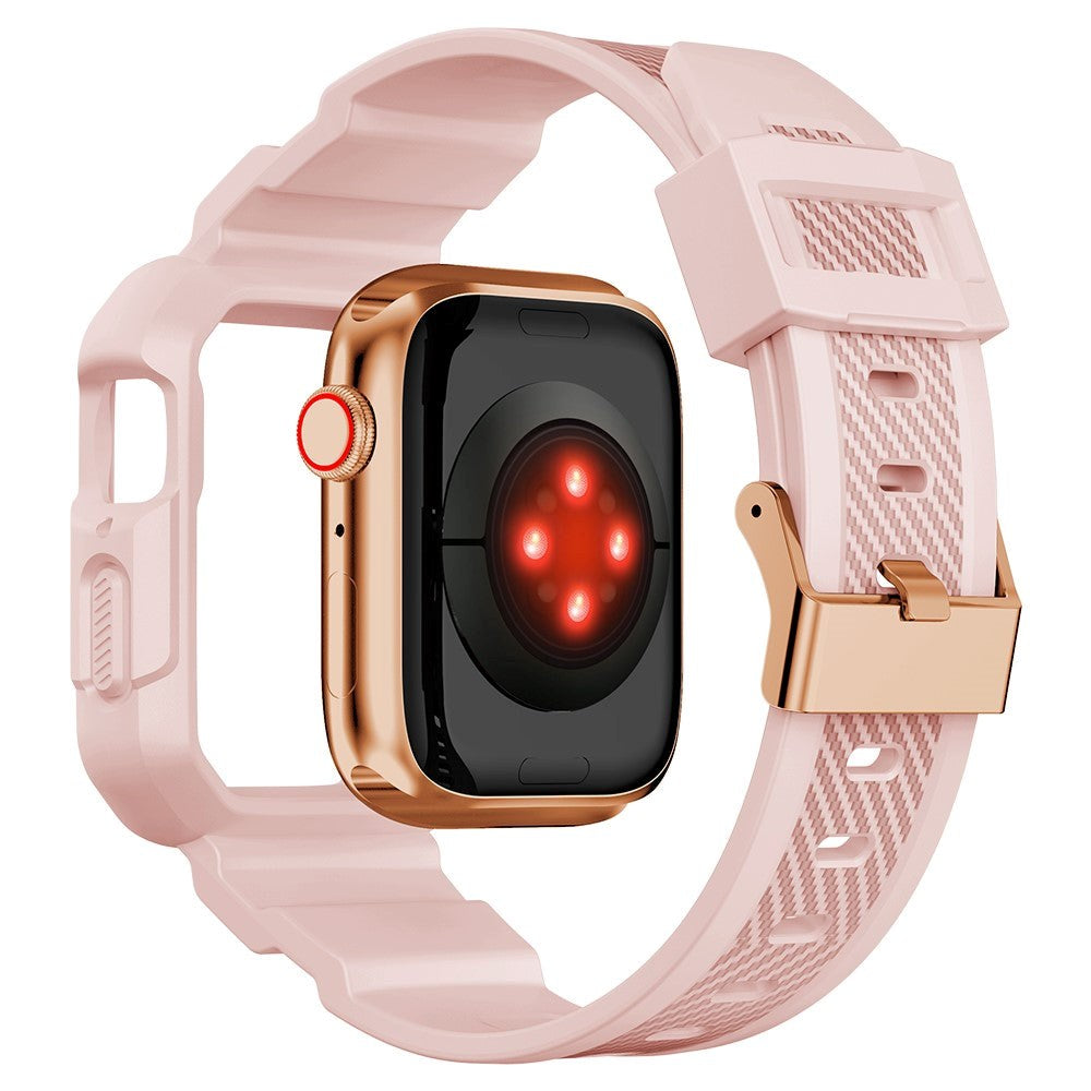 Apple Watch (38/40/SE/41MM) Plast Rem & Skal - Pink