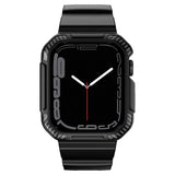 Apple Watch (38/40/SE/41MM) Plast Rem & Skal - Svart