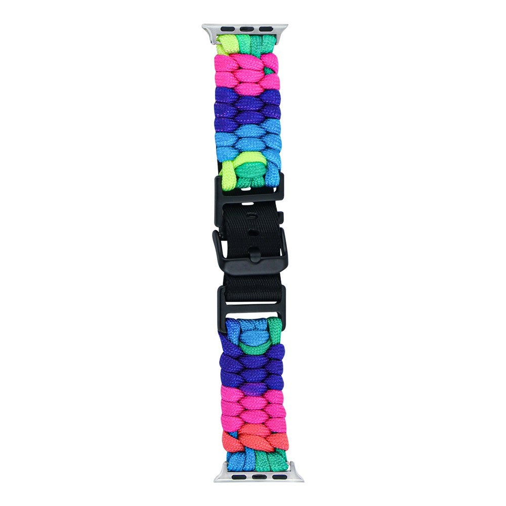 Apple Watch (38/40/SE/41/42mm) EIDERWOOD Flätat Nylon Armband - Multi