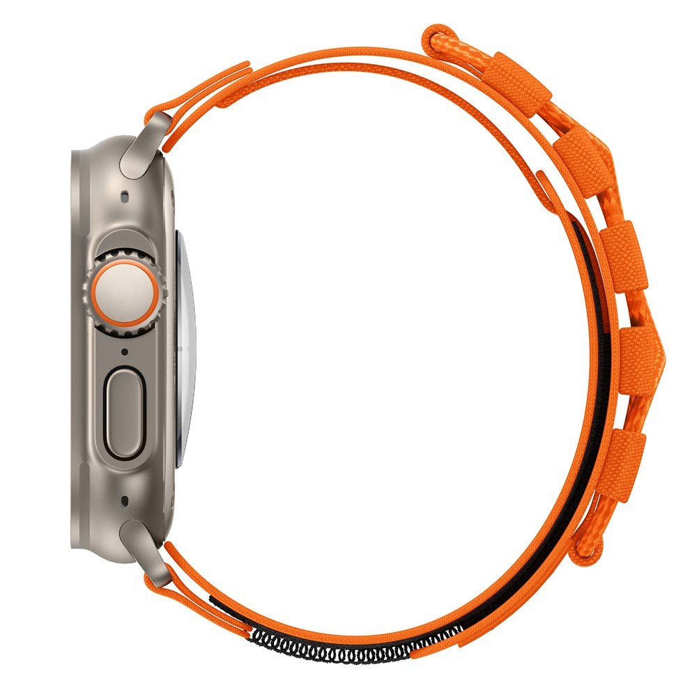Apple Watch (42/44/SE/45/46/49mm) EIDERWOOD Nylon Klockarmband - Orange