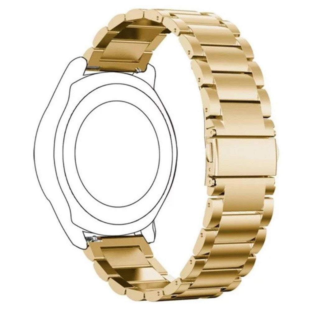 Universal 14mm Smartwatch Rem i Rostfritt Stål - Guld