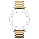 Universal 14mm Smartwatch Rem i Rostfritt Stål - Guld