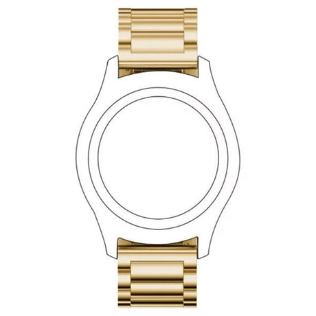 Universal 14mm Smartwatch Rem i Rostfritt Stål - Guld