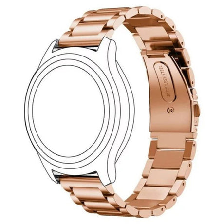 Universal 14mm Smartwatch Rem i Rostfritt Stål - Rose Gold