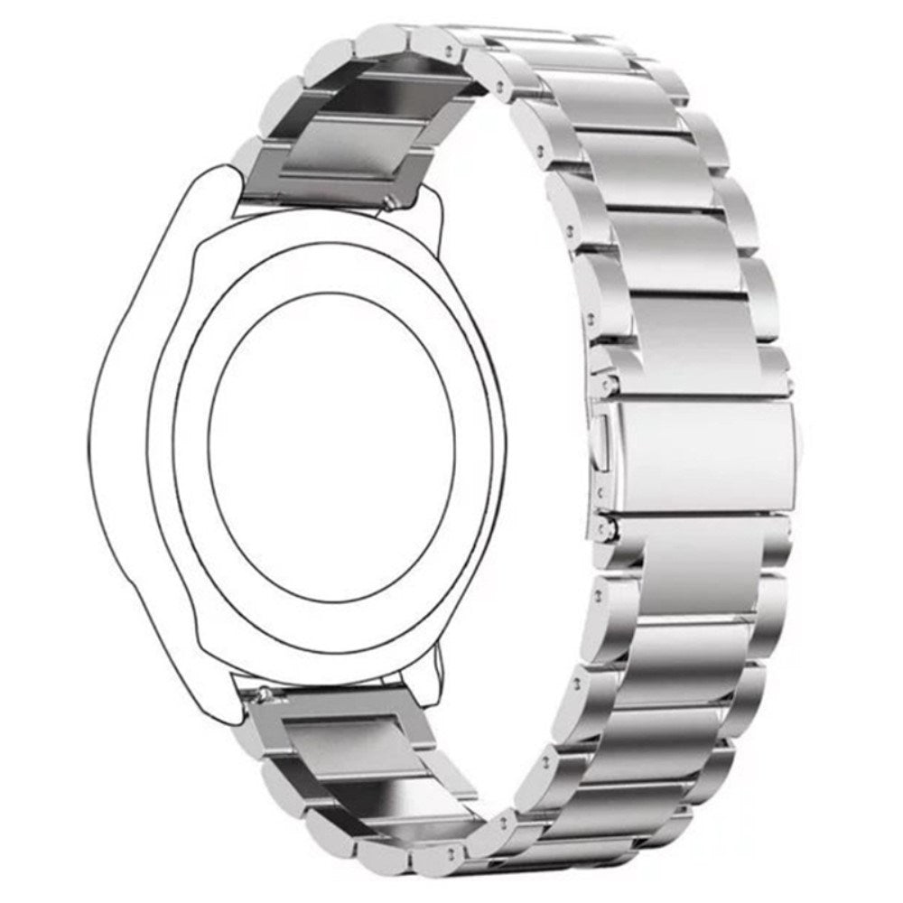 Universal 14mm Smartwatch Rem i Rostfritt Stål - Silver