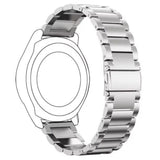 Universal 14mm Smartwatch Rem i Rostfritt Stål - Silver