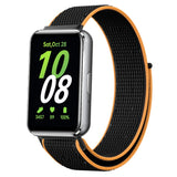 Samsung Galaxy Fit3 Nylon Kardborrband - Svart / Gul