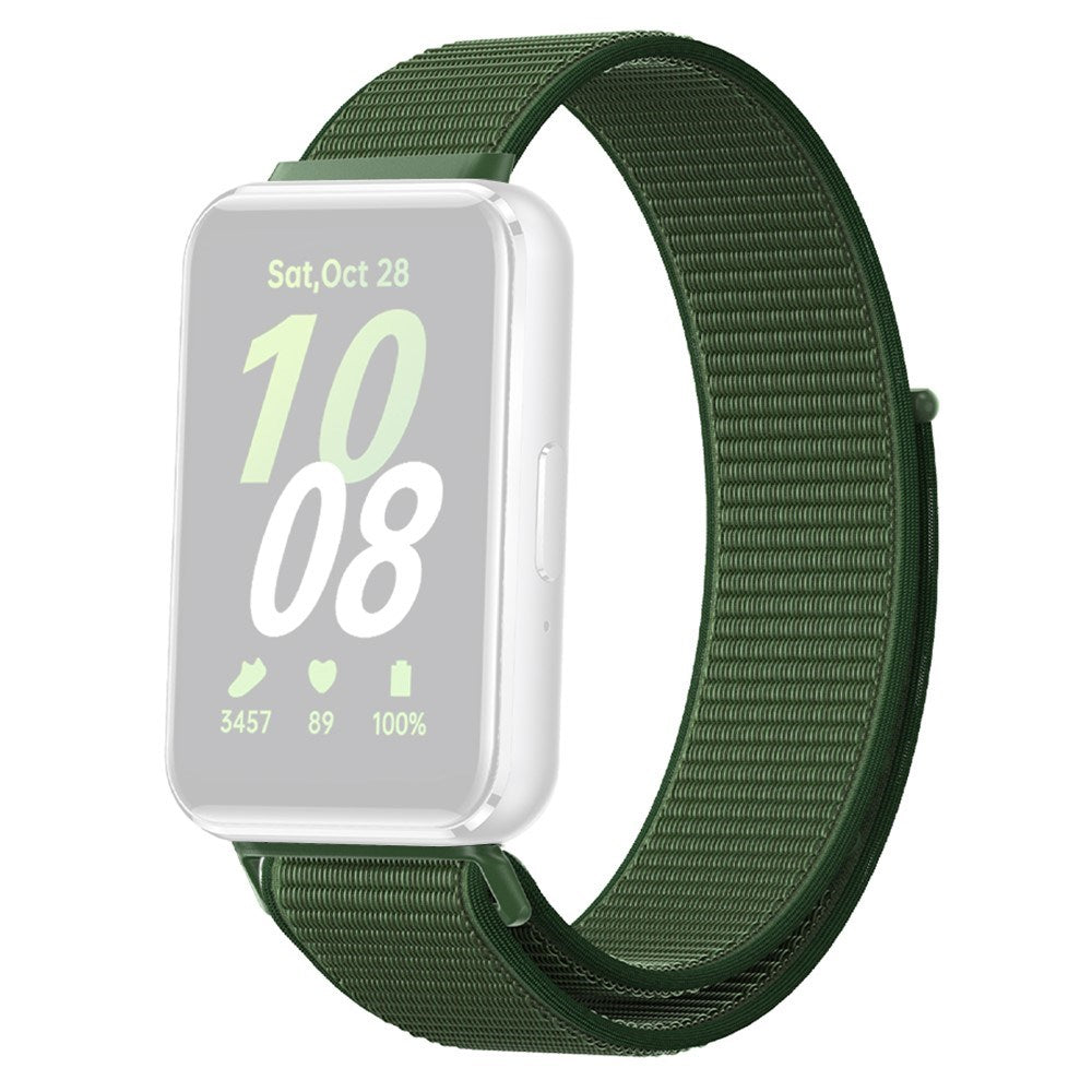 Samsung Galaxy Fit3 Nylon Kardborrband - Grön