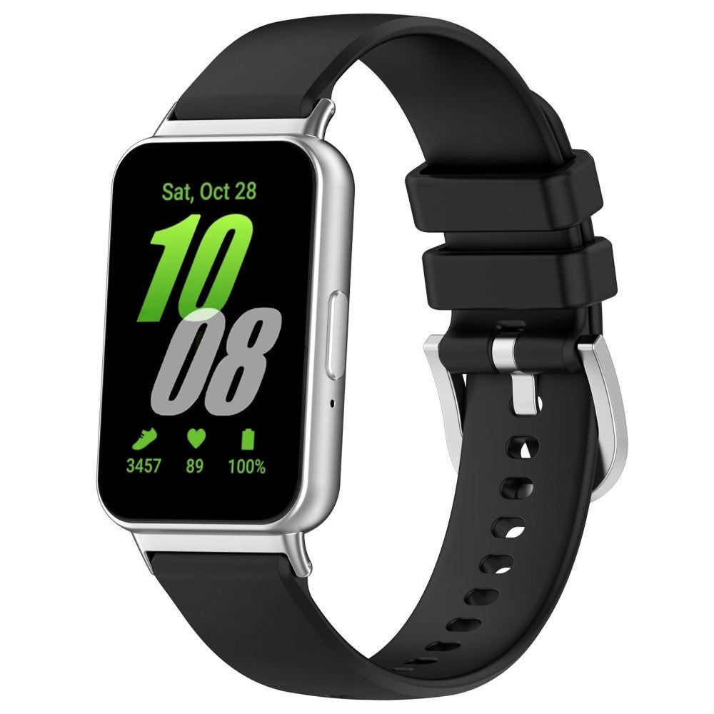 Samsung Galaxy Fit3 Smartwatch Silikonrem - Svart