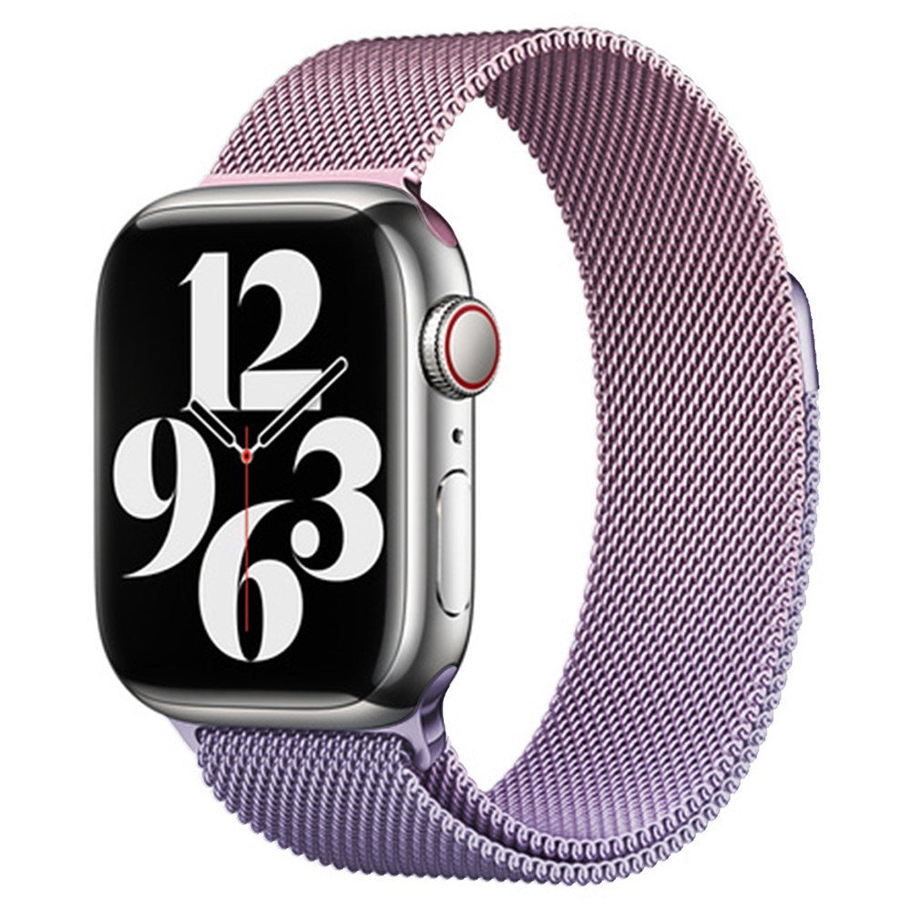 Apple Watch (38/40/SE/41/42mm) Gradient Magnetic Stainless Steel Strap - Rosa / Lila