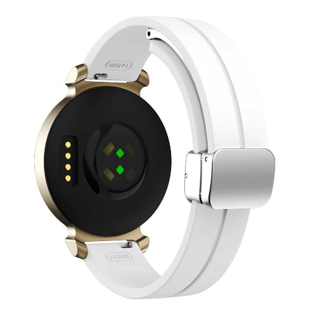 Garmin Lily 2 EIDERWOOD Magnetisk Silikonrem - Vit