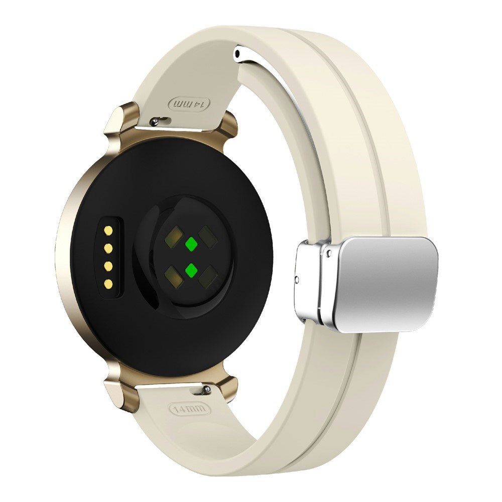 Garmin Lily 2 EIDERWOOD Magnetisk Silikonrem - Beige