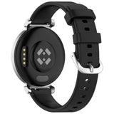 EIDERWOOD Garmin Lily 2 Silikonarmband med Metallspänne - Svart