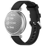 EIDERWOOD Garmin Lily 2 Silikonarmband med Metallspänne - Svart