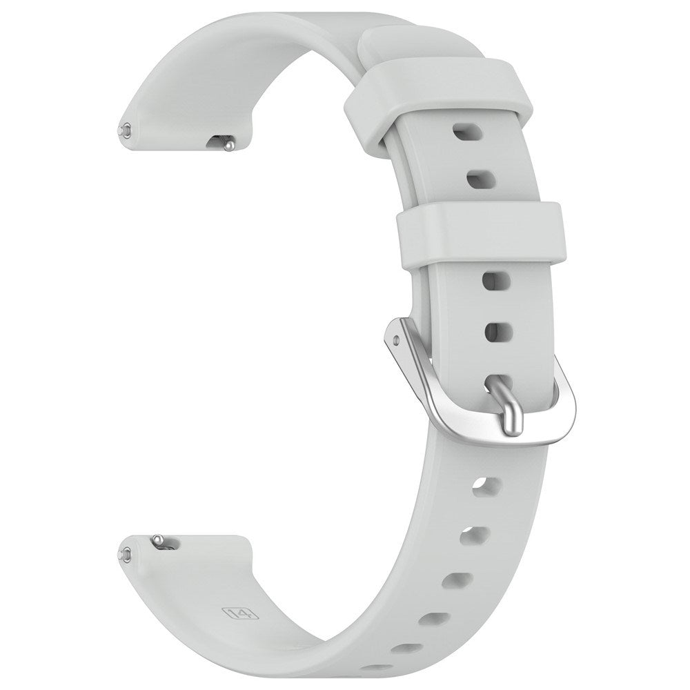 EIDERWOOD Garmin Lily 2 Silikonarmband med Metallspänne - Grå