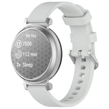 EIDERWOOD Garmin Lily 2 Silikonarmband med Metallspänne - Grå