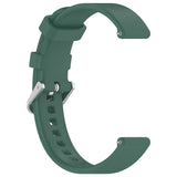 EIDERWOOD Garmin Lily 2 Silikonarmband med Metallspänne - Mörkgrön