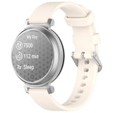EIDERWOOD Garmin Lily 2 Silikonarmband med Metallspänne - Beige
