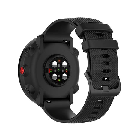 Smartwatch -silikonrem (22 mm) prickad - Svart