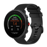 Smartwatch -silikonrem (22 mm) prickad - Svart