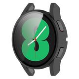 Samsung Galaxy Watch 4 (40mm) / FE (40mm) Skal i Hårdplast med Inbyggt Skärmskydd - Svart