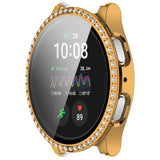 Samsung Galaxy Watch 7 (40mm) Skal Hårdplast med Inbyggt Skärmskydd - Guld & Strassstenen