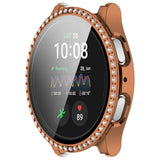 Samsung Galaxy Watch 7 (40mm) Skal Hårdplast med Inbyggt Skärmskydd - Brons & Strassstenen