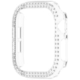 Apple Watch 10 (42mm) Hård Plastik Fodral - Genomskinlig / Strass