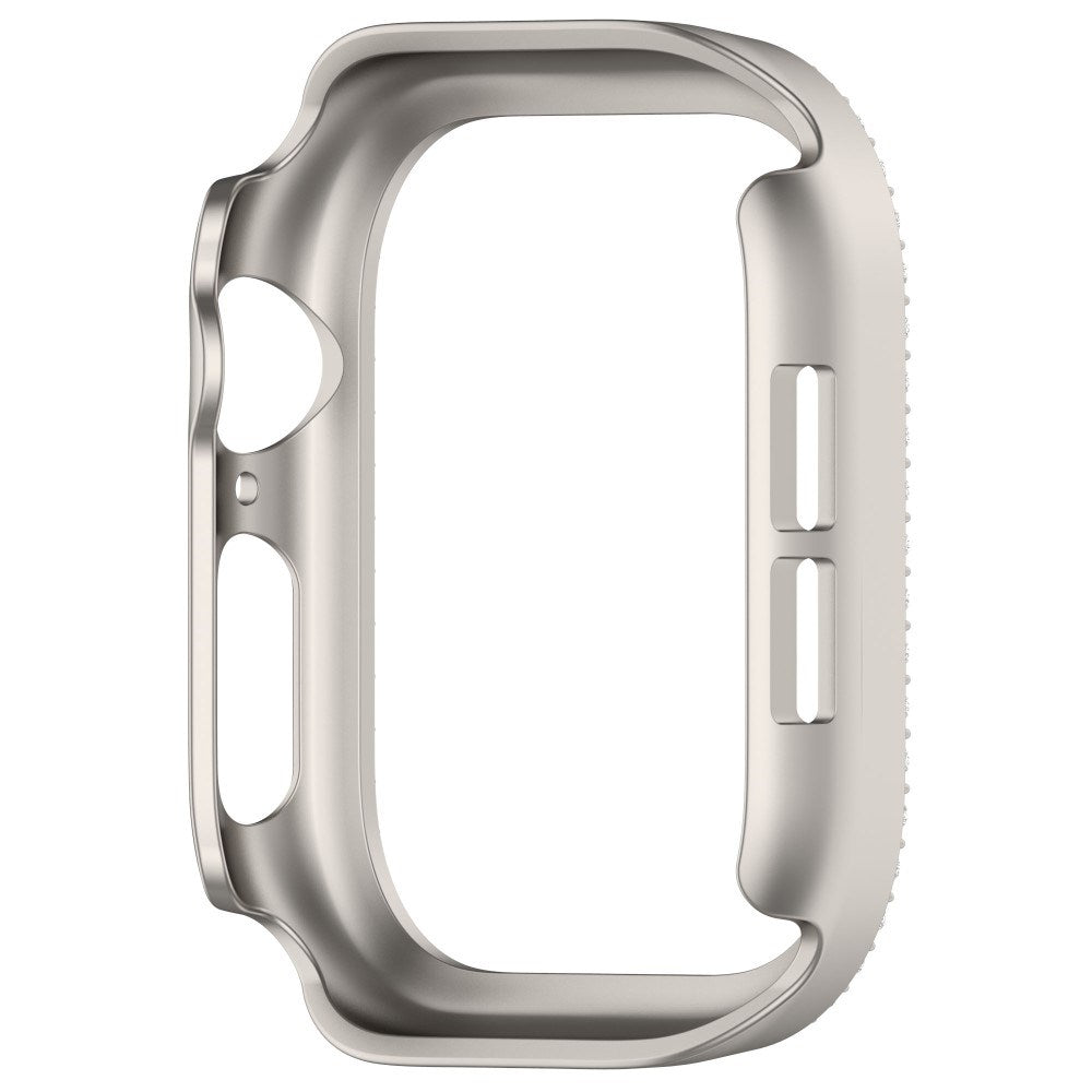 Apple Watch 10 (42mm) Hård Plastik Fodral - Grå / Strass