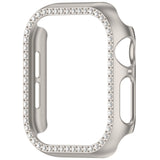 Apple Watch 10 (42mm) Hård Plast Fodral - Grå / Strass