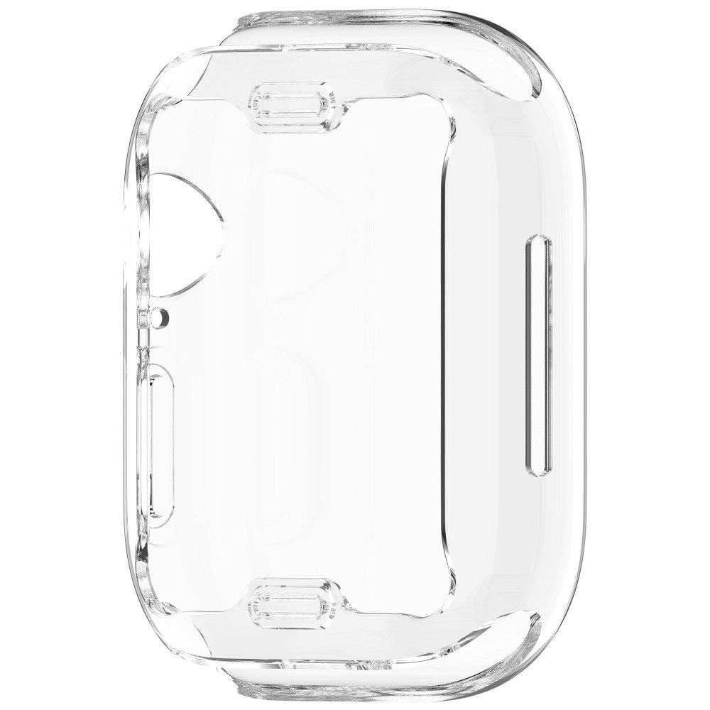 Apple Watch 10 (42mm) Flexibelt Plast Fodral med Skärmskydd - Genomskinlig