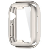 Apple Watch 10 (42mm) Flexibelt Plast Fodral med Skärmskydd - Grå