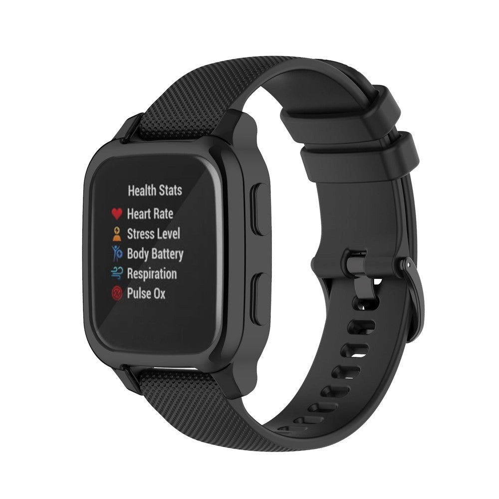 Garmin Venu Sq Flexibelt plastskal - Svart